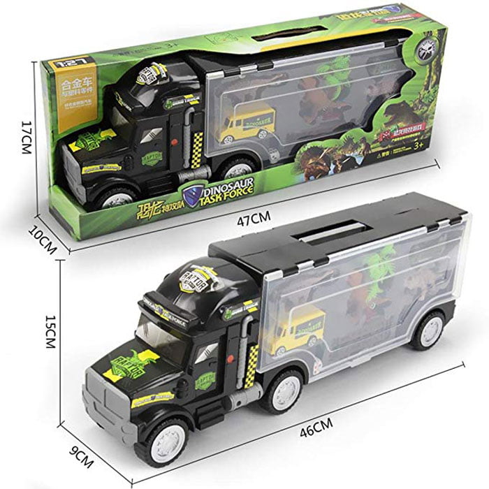 Dinosaur Transport Car Carrier Truck Toy With Dinosaur Toys Inside