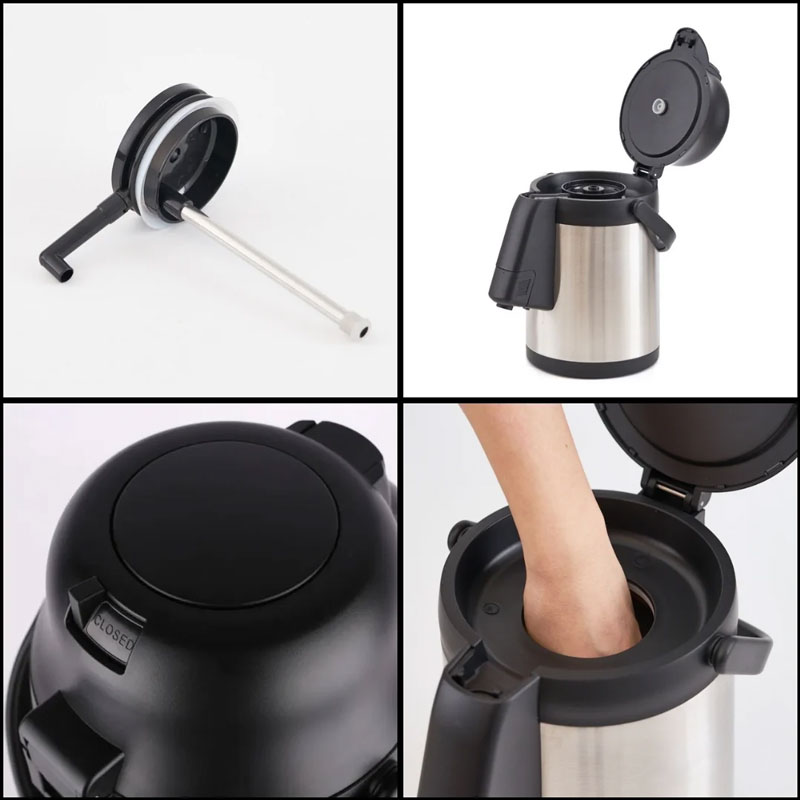 Daydays Air Pot Flask 3.5 Liter S/S Vacuum Jug