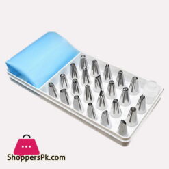 23 Icing Nozzle Set with Coupler With Pipping Bag