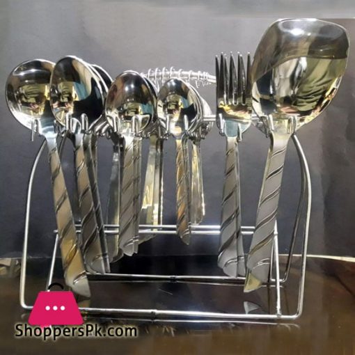 Stainless Steel New Design Cutlery Set 29 Pcs With Stand