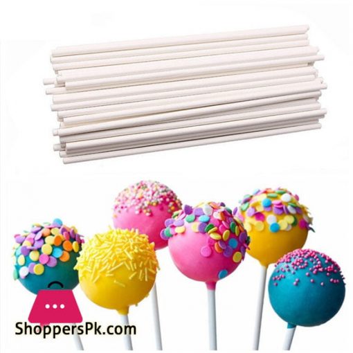50 pcs Food Grade Lollipop CakePop Sticks 6 inch