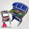 Ben-10 Wooden Study Table & Chair Set For Kids