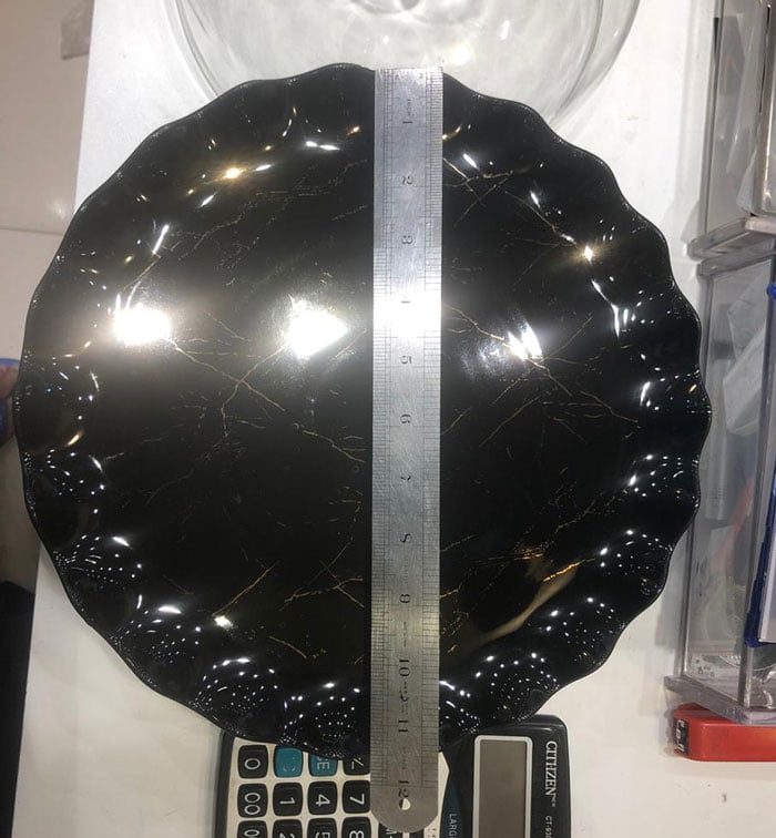 Ceramic Base Glass Lid Bamboo Base Cake Dish Cake Dome