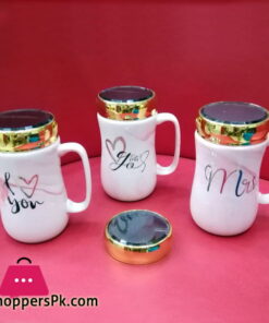 Ceramic Coffee Mug with Cap