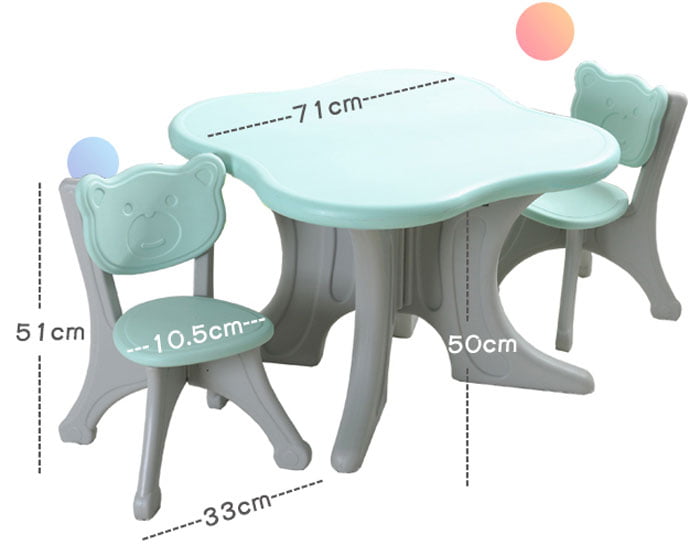 Children'S Play Study Table And Chair Set Lzy-14