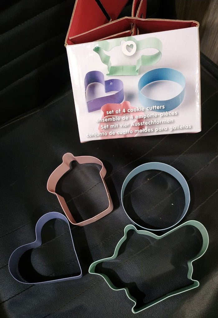 Cookie Cutter Metal Set Of 4