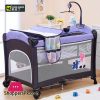 Coolbaby KDD-970 Multifunctional Folding Crib Children Bed Continental Portable Playground Mosquito Net Baby Shaker
