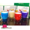 Double Colors Acrylic Tumbler 6 Pcs Glass Set