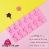Flower Shape Lollipop Silicone Mold Bakeware 3D Handmade Pop Stick Lolly Candy Chocolate Cake Decoration Mold with 20 Pcs Stick