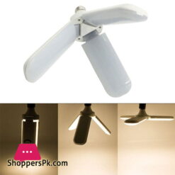 Foldable Fan Blade LED Light Lamp AC 220 V 45W LED Bulb E27 Base Angle Adjustable Super Bright Lampada LED Home Energy Saving Lights Bulb