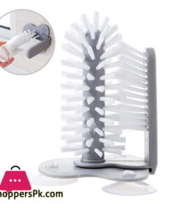 Glass Washer Glass Cup Brush Cleaning Brush with Suction Base for Bar Kitchen Washing Cleaning Tool