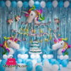 Happy Birthday Unicorn 65 Pcs Complete Deal Pack Foil Balloon Set