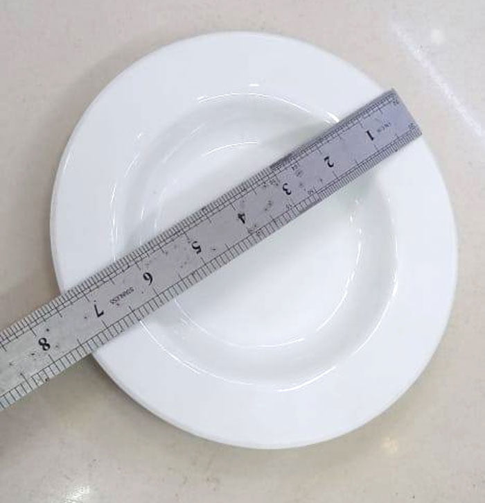 High Quality White Melamine Dinner Deep Plates Pack Of 6