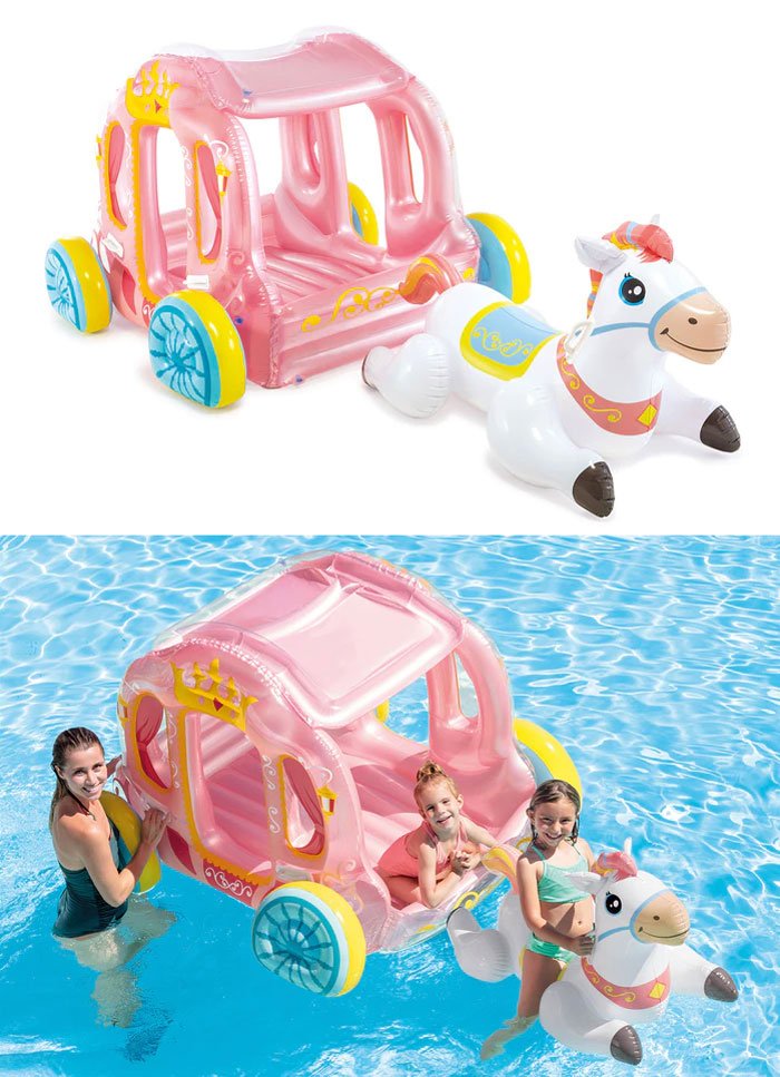Intex Princess Carriage Pool Playing In The Water Playground Equipment Iinfant Child - 56514