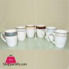 Imperial Collection Bone China Mug Set of 6 in Each Color