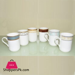 Imperial Collection Bone China Mug Set of 6 in Each Color