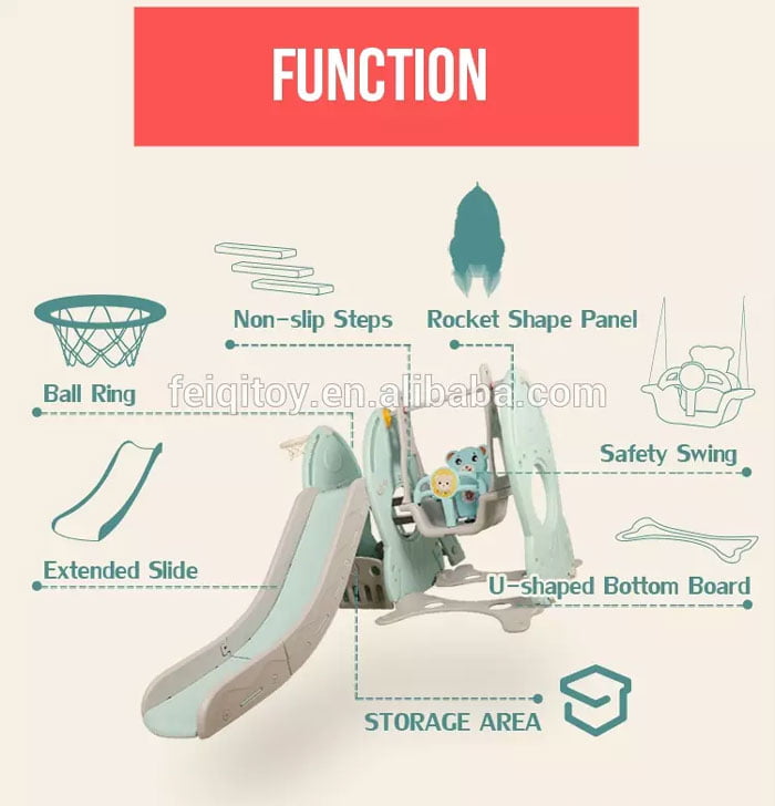 Indoor Kids Slide With Swing Lhj03 0-10 Years