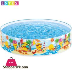 Intex 4 Feet Duckling Snapset Pool Multi Colour - 58477