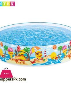 Intex 4 Feet Duckling Snapset Pool Multi Colour - 58477
