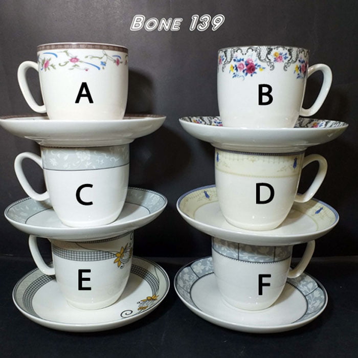 New Bone Porcelain Cup &Amp; Saucer Set 139