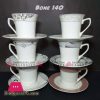 New Bone Porcelain Cup & Saucer Set 140
