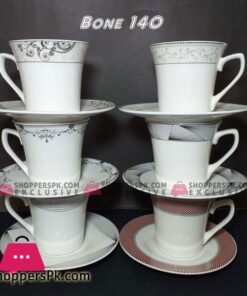 New Bone Porcelain Cup & Saucer Set 140