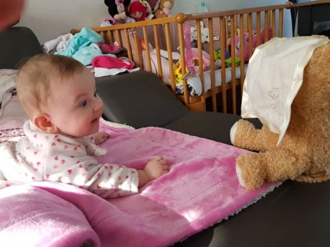 Peek-A-Boo Teddy Bear