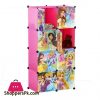 Plastic 8 Cube Cabinet - Princess
