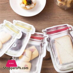 Reusable Mason Bottle Ziplock Bag Pack Of 3