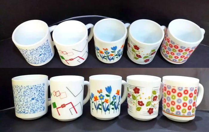 Rockware 6 Pcs Marble Mug