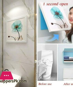 ShoppersPK Hidden Bathroom Locker Wardrobe Folding Storage Cabinet