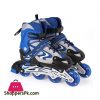 Skate Shoes Adjustable Size 38 to 42 Blue M Size Age 10-14Years