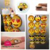 Smily Fridge Magnets Glass Material Pack Of 12