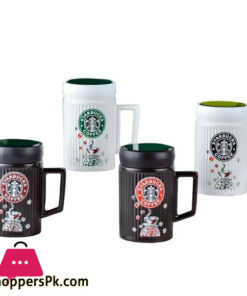 Starbucks Ceramic Coffee Mug with Cap 1Pc - MG-213