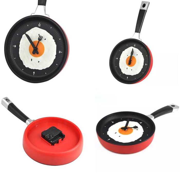 Stylish Clock Frying Pan