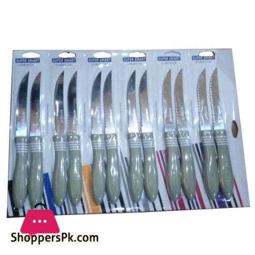 Super Smart Kitchen Knives Pack of 12