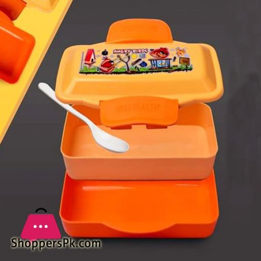 Angry Bird Lunch Box With Spoon