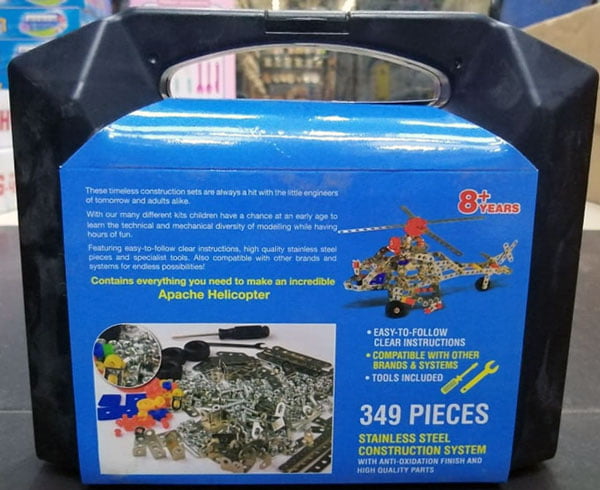 Apche Construction Set Helicopter 349 Pieces