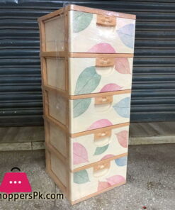 Baby Plastic Storage Drawer 5 Layer 3 Feet x 1.6 Feet