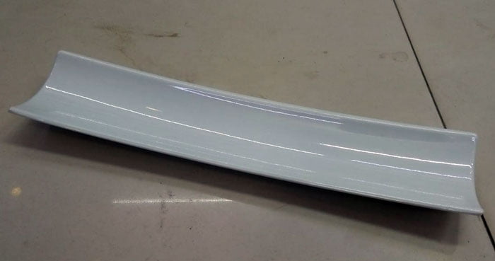 King Melamine Long White Serving Platter 12-Inch