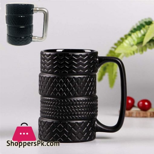 Creative Tire Cup Car Wheel Mug Ceramics Tyre Cup Funny Gift