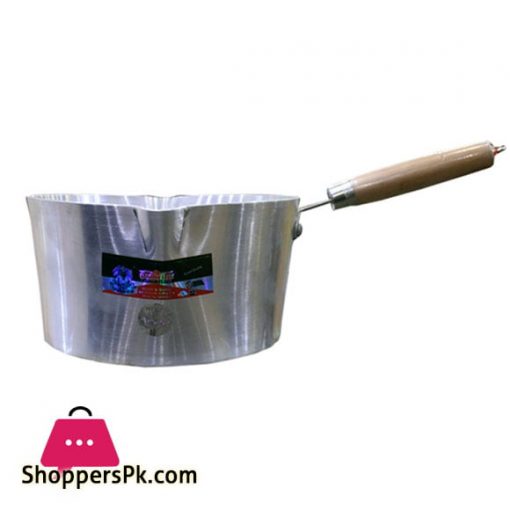 Domestic Milk Pan With Wooden Handle 7 Inch