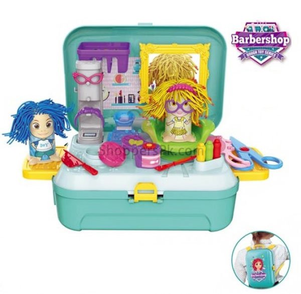 Dough &Amp; Carry Hair Salon Game Set 4 Dough &Amp; Carry Hair Salon Game Set