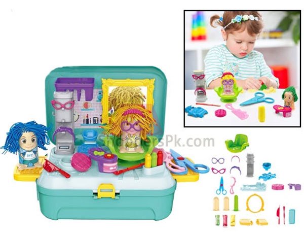 Dough &Amp; Carry Hair Salon Game Set