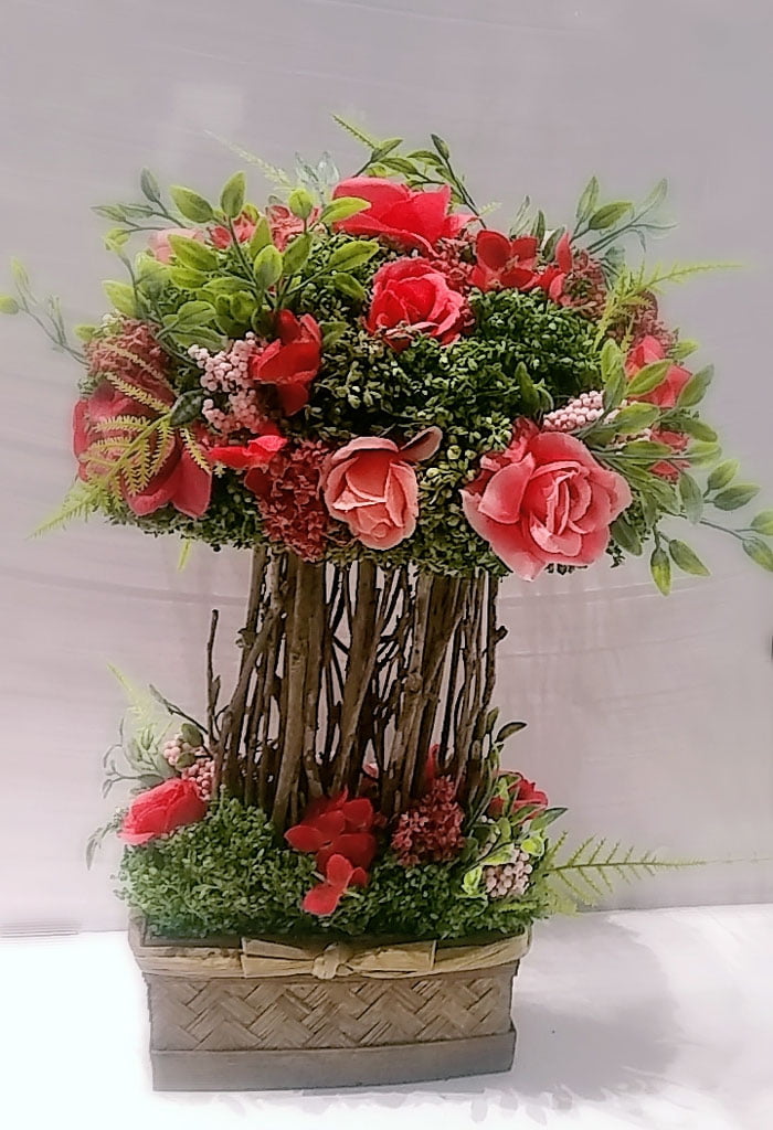 Flower Express Paradise 04007 Rattan Planter Sri Lanka Made