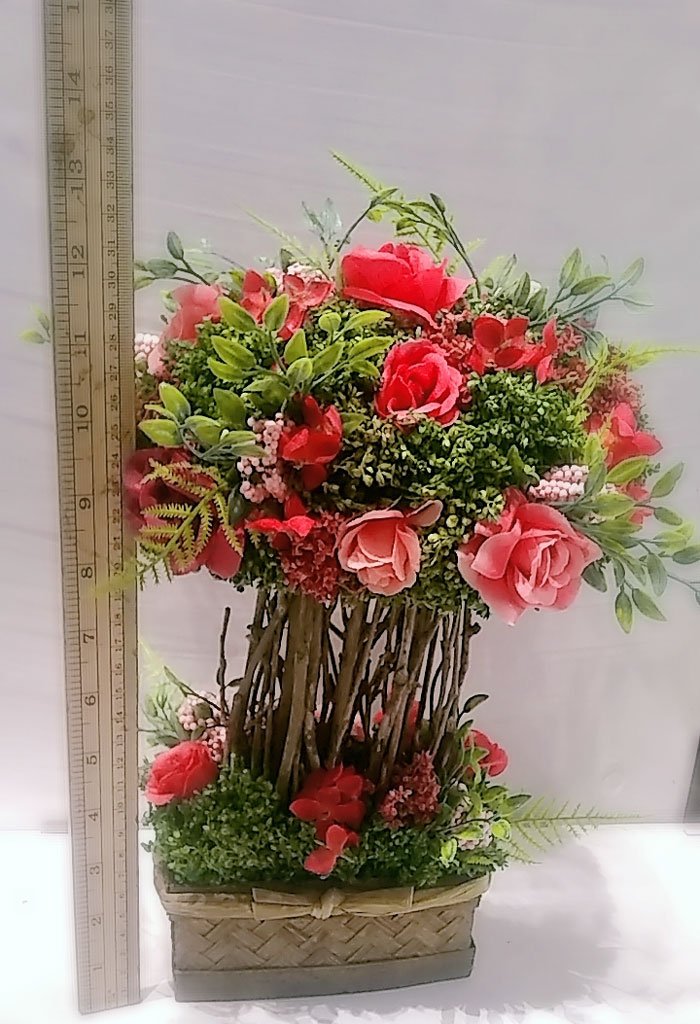 Flower Express Paradise 04007 Rattan Planter Sri Lanka Made