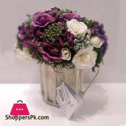 Flower Express Paradise Rose Design Rattan Planter Sri Lanka Made