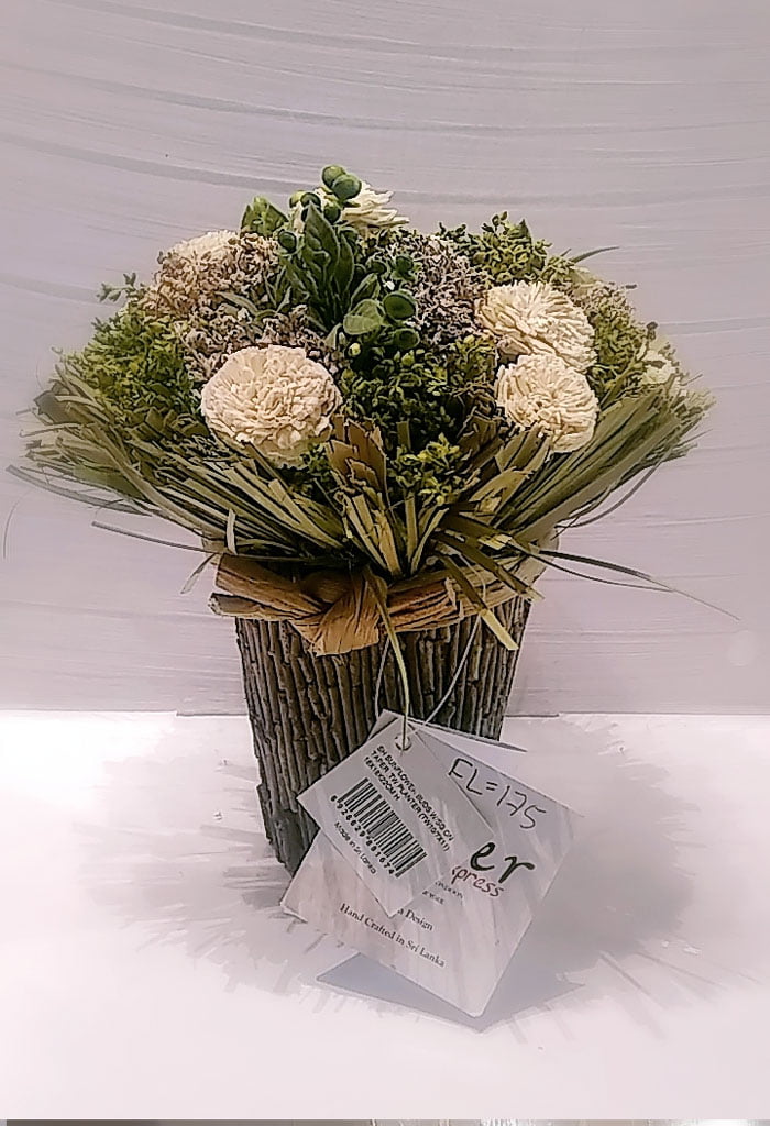 Flower Express Sunflower Tapper Rattan Planter Fl-175 Sri Lanka