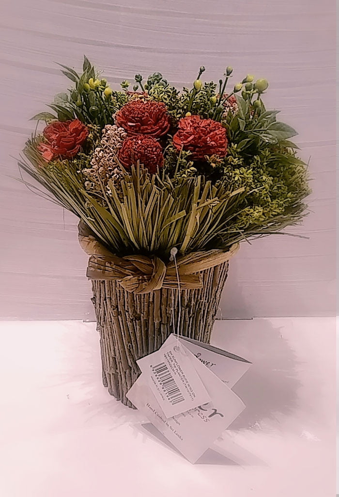 Flower Express Sunflower Tapper Rattan Planter Fl-175 Sri Lanka