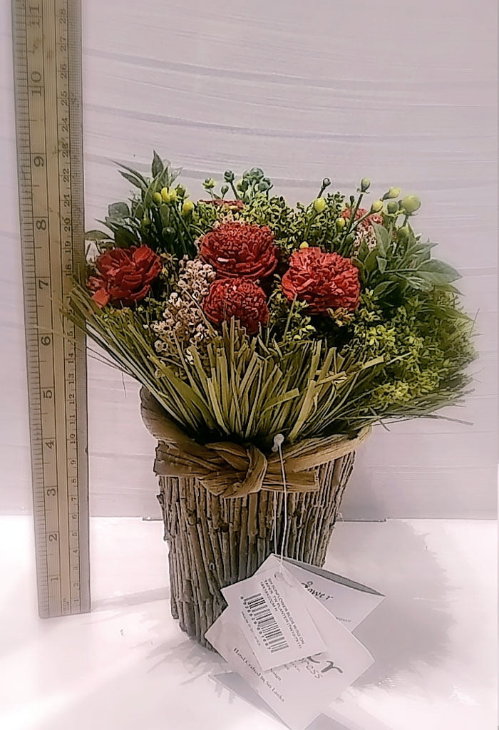 Flower Express Sunflower Tapper Rattan Planter Fl-175 Sri Lanka